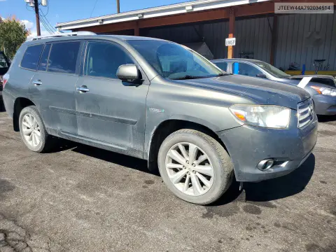 2009 Toyota Highlander Hybrid Limited VIN JTEEW44A792034514 фото 4