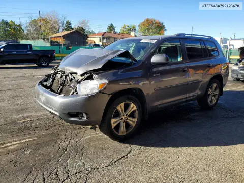 JTEES43A792123478 — 2009 Toyota Highlander, Передняя часть, фото до ремонта