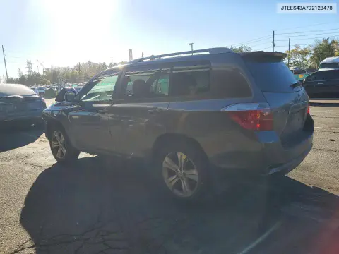 2009 Toyota Highlander Sport VIN JTEES43A792123478 фото 2