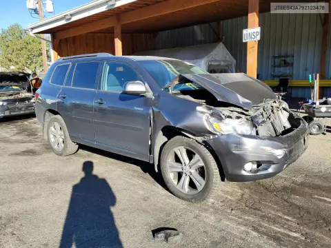 2009 Toyota Highlander Sport VIN JTEES43A792123478 фото 4
