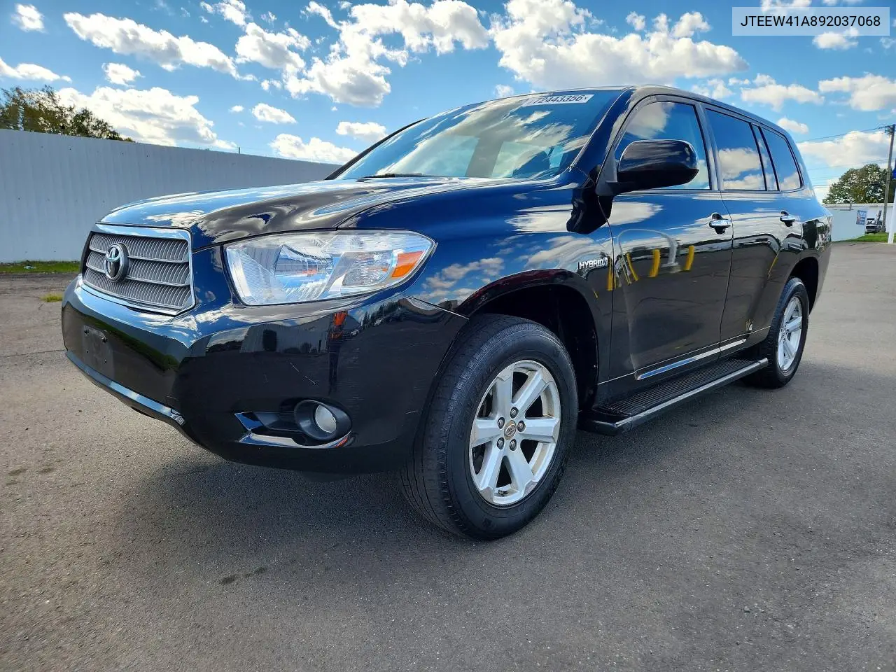 2009 Toyota Highlander Hybrid VIN JTEEW41A892037068 фото 1