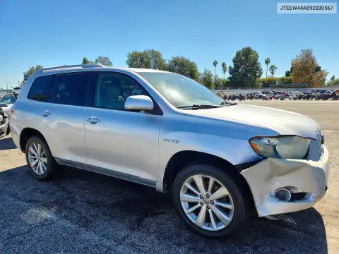 2009 Toyota Highlander Hybrid Limited VIN JTEEW44A892030567 фото 4