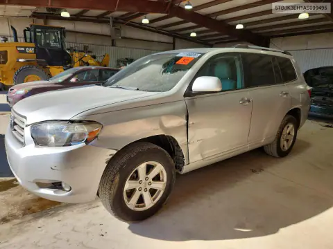 5TDJK3EH1AS009495 — 2010 Toyota Highlander, Передняя часть, фото до ремонта