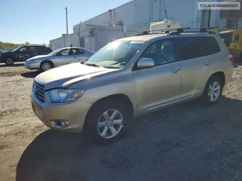 5TDJK3EH8AS009820 — 2010 Toyota Highlander, Мелкие вмятины и царапины, фото до ремонта