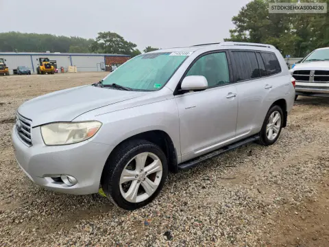 5TDDK3EHXAS004230 — 2010 Toyota Highlander, Мелкие вмятины и царапины, фото до ремонта