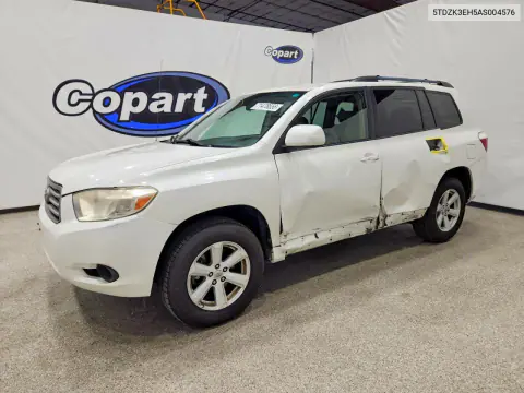 5TDZK3EH5AS004576 — 2010 Toyota Highlander, Сторона, фото до ремонта