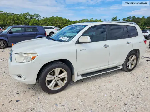 JTEYK3EH3A2098679 — 2010 Toyota Highlander, Задняя часть, фото до ремонта