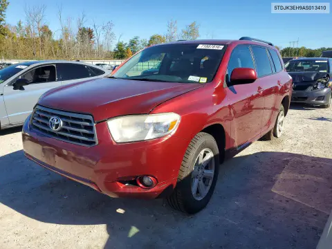5TDJK3EH9AS013410 — 2010 Toyota Highlander, Задняя часть, фото до ремонта