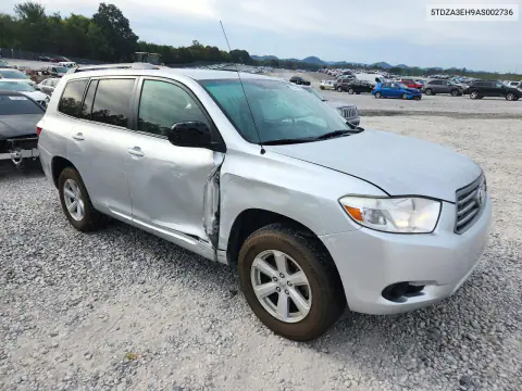 2010 Toyota Highlander Base VIN 5TDZA3EH9AS002736 фото 4