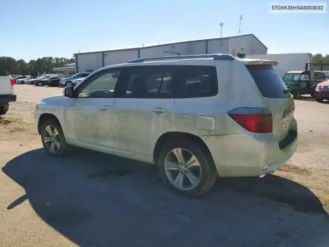 5TDXK3EH5AS003032 — 2010 Toyota Highlander, фото 2 с аукциона Copart 16.10.2026, Естественный износ