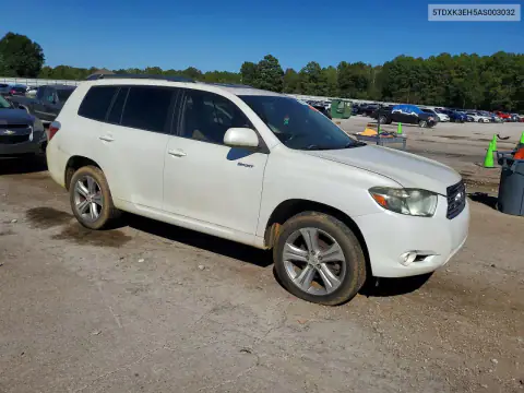 5TDXK3EH5AS003032 — 2010 Toyota Highlander, фото 4 с аукциона Copart 16.10.2026, Естественный износ