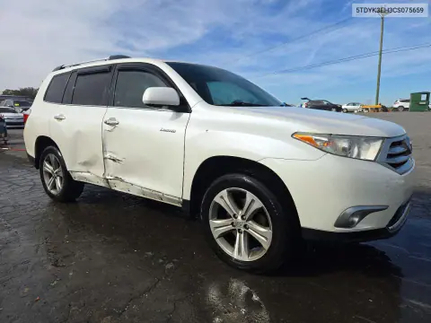 2012 Toyota Highlander Limited VIN 5TDYK3EH3CS075659 фото 4