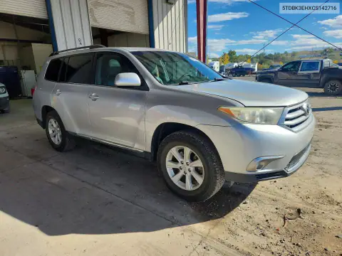 5TDBK3EHXCS142716 — 2012 Toyota Highlander, фото 4 с аукциона Copart, Боковая часть