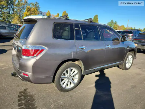 2012 Toyota Highlander Hybrid Limited VIN JTEDC3EH4C2005117 фото 3