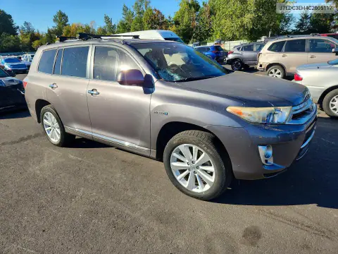 2012 Toyota Highlander Hybrid Limited VIN JTEDC3EH4C2005117 фото 4