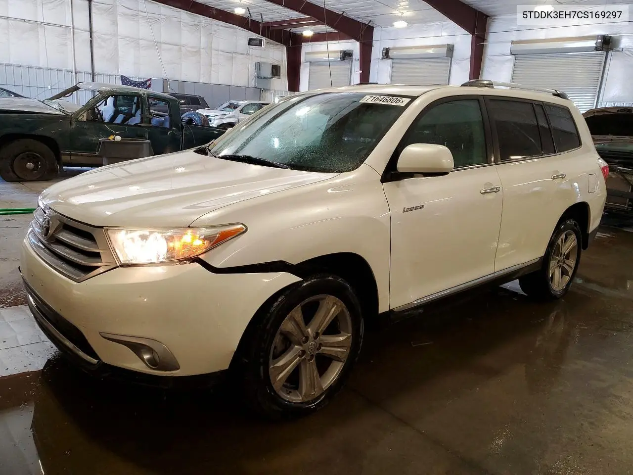 5TDDK3EH7CS169297 Toyota Highlander 2012 — повреждение Передняя часть, фото до ремонта