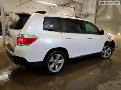 5TDDK3EH7CS169297 — 2012 Toyota Highlander, фото 3 с аукциона Copart, Передняя часть