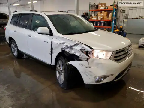 5TDDK3EH7CS169297 — 2012 Toyota Highlander, фото 4 с аукциона Copart, Передняя часть