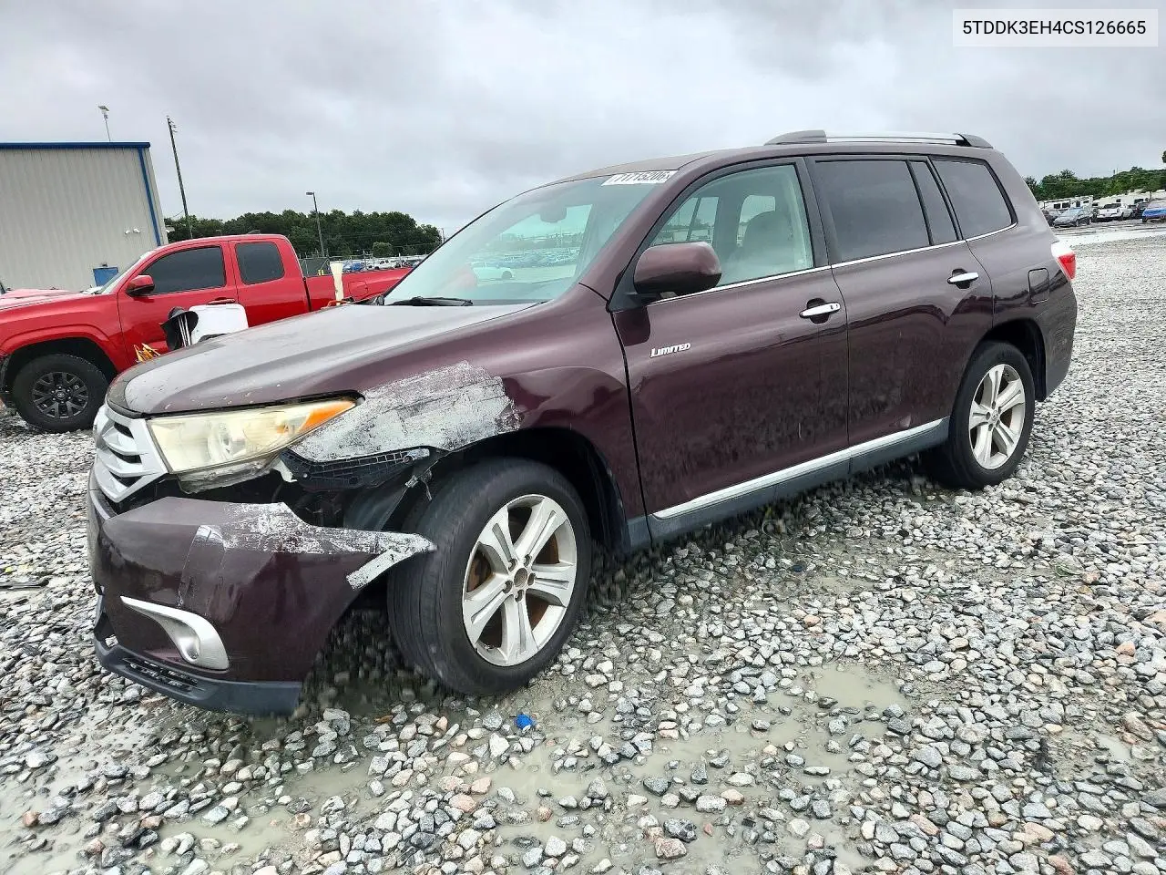 2012 Toyota Highlander Limited VIN 5TDDK3EH4CS126665 фото 1