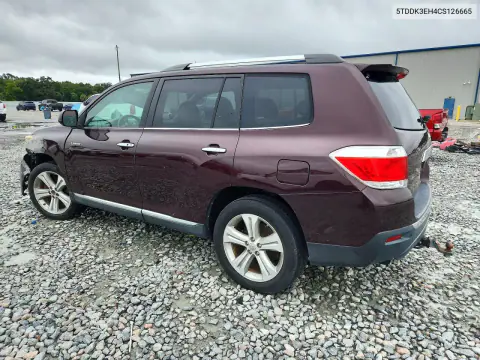 2012 Toyota Highlander Limited VIN 5TDDK3EH4CS126665 фото 2