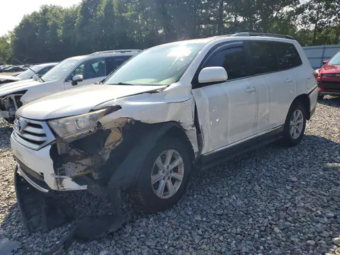 5TDBK3EH5DS187810 — 2013 Toyota Highlander, Передняя часть (Front End), фото до ремонта