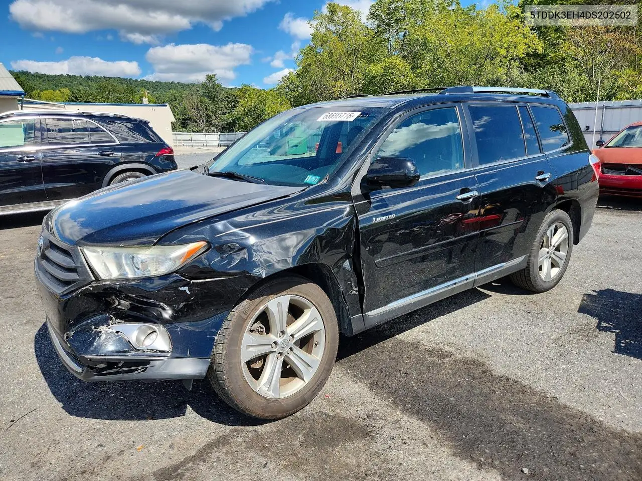 2013 Toyota Highlander Limited VIN 5TDDK3EH4DS202502 фото 1