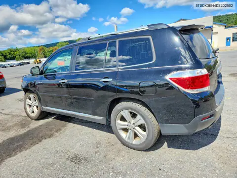 2013 Toyota Highlander Limited VIN 5TDDK3EH4DS202502 фото 2