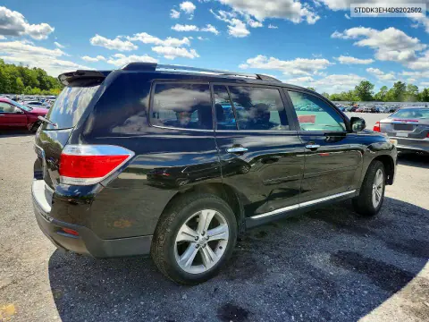 2013 Toyota Highlander Limited VIN 5TDDK3EH4DS202502 фото 3