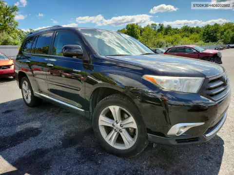 2013 Toyota Highlander Limited VIN 5TDDK3EH4DS202502 фото 4