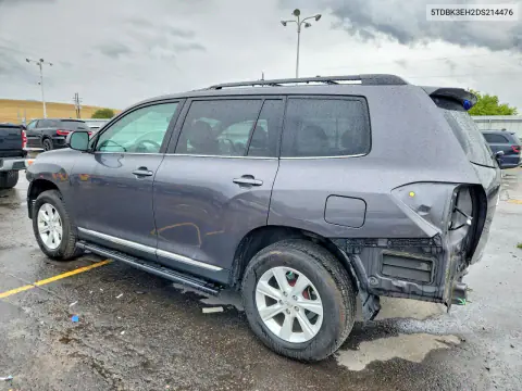 2013 Toyota Highlander Plus VIN 5TDBK3EH2DS214476 фото 2