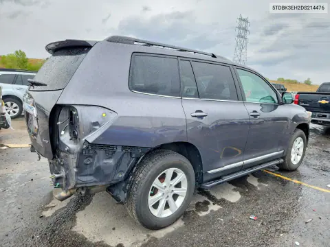 2013 Toyota Highlander Plus VIN 5TDBK3EH2DS214476 фото 3