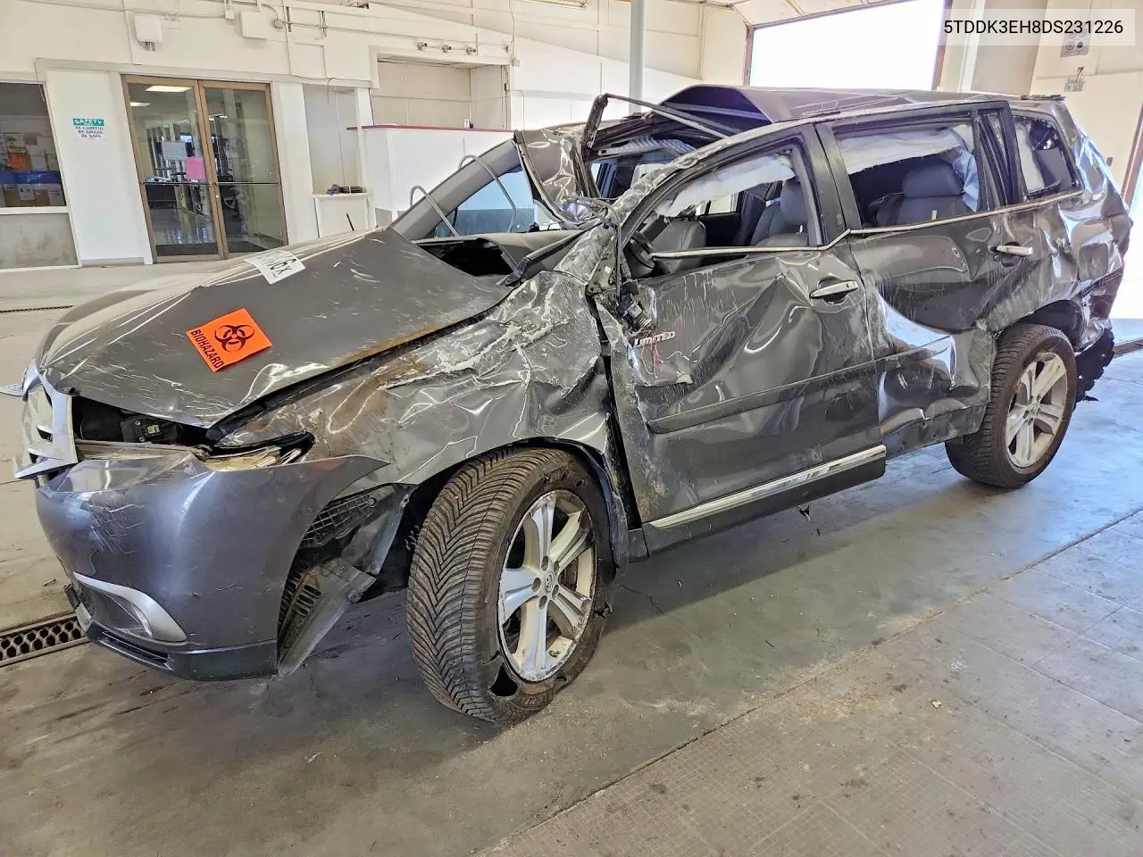 2013 Toyota Highlander Limited VIN 5TDDK3EH8DS231226 фото 1