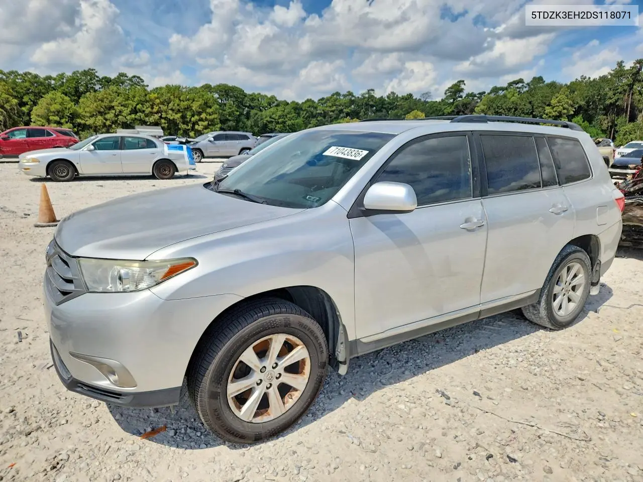 2013 Toyota Highlander Se VIN 5TDZK3EH2DS118071 фото 1