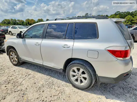 2013 Toyota Highlander Se VIN 5TDZK3EH2DS118071 фото 2