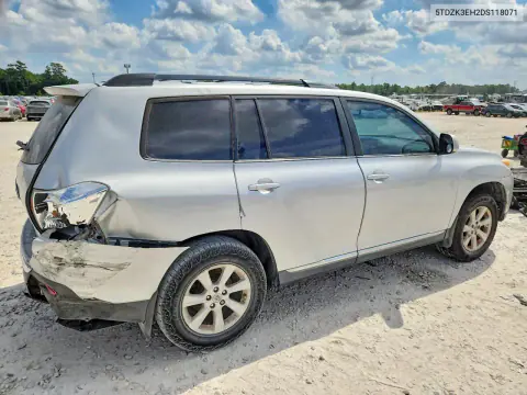 2013 Toyota Highlander Se VIN 5TDZK3EH2DS118071 фото 3