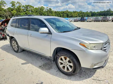 2013 Toyota Highlander Se VIN 5TDZK3EH2DS118071 фото 4