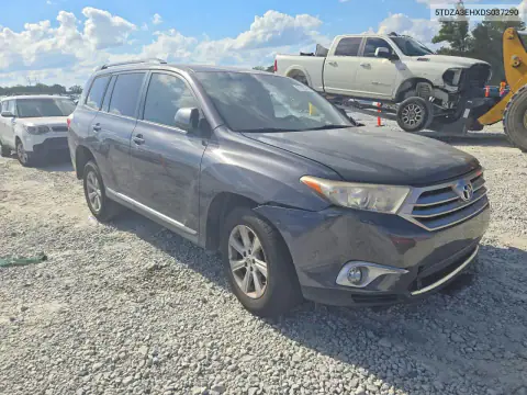 5TDZA3EHXDS037290 — 2013 Toyota Highlander, фото 4 с аукциона Copart, Передняя часть