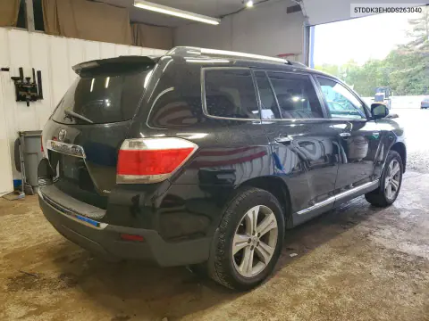 2013 Toyota Highlander Limited VIN 5TDDK3EH0DS263040 фото 3