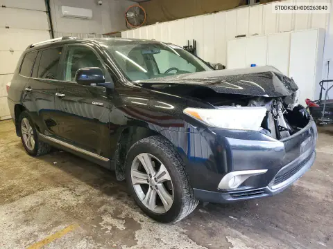 2013 Toyota Highlander Limited VIN 5TDDK3EH0DS263040 фото 4