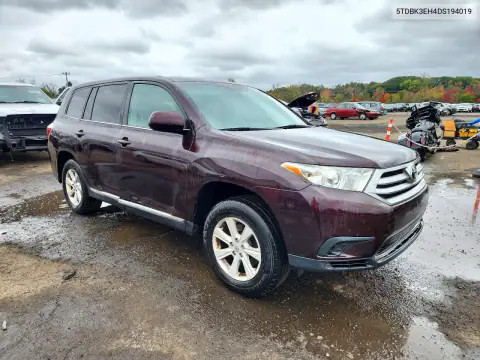 5TDBK3EH4DS194019 — 2013 Toyota Highlander, фото 4 с аукциона Copart 20.10.2026, Задняя часть