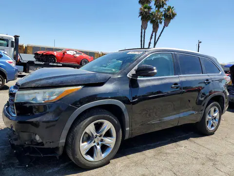 5TDYKRFH4ES017743 — 2014 Toyota Highlander, Передняя часть (Front End), фото до ремонта