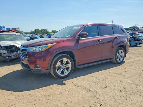 5TDYKRFH4ES016852 — 2014 Toyota Highlander, Задняя часть (Rear End), фото до ремонта