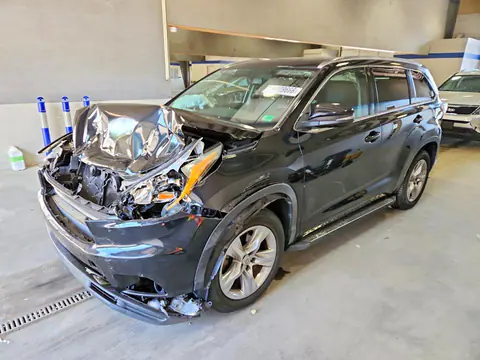 5TDYKRFH1ES033124 — 2014 Toyota Highlander, Передняя часть (Front End), фото до ремонта