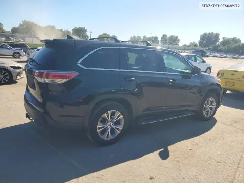 2014 Toyota Highlander Le Plus VIN 5TDZKRFH9ES036972 фото 3