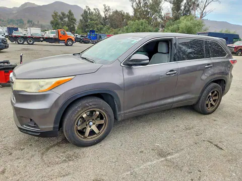 5TDZKRFH7ES014355 — 2014 Toyota Highlander, Естественный износ (Normal Wear), фото до ремонта