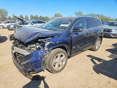 5TDDKRFH3ES042261 — 2014 Toyota Highlander, Передняя часть, фото до ремонта