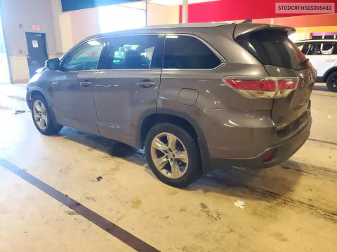 2014 Toyota Highlander Base VIN 5TDDCRFH5ES005483 фото 2