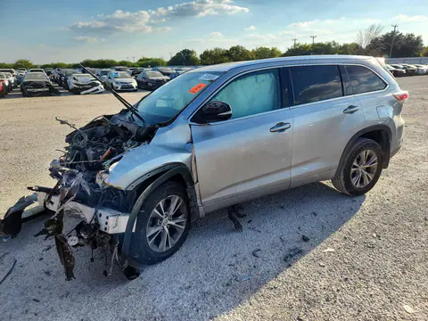 5TDJKRFH8ES046521 — 2014 Toyota Highlander, Передняя часть, фото до ремонта