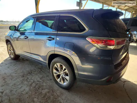 2014 Toyota Highlander Xle VIN 5TDKKRFH9ES036066 фото 2