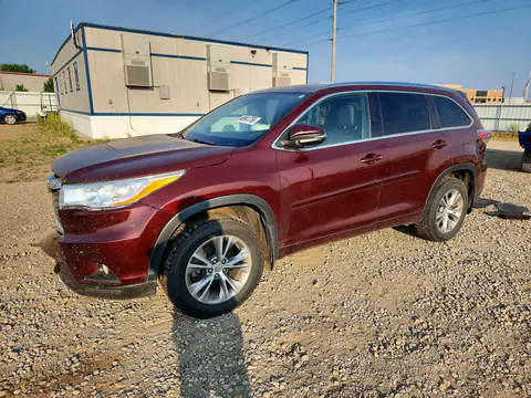 5TDJKRFH5FS110676 — 2015 Toyota Highlander, Передняя часть (Front End), фото до ремонта